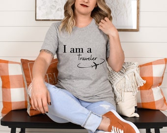 Travel T-Shirt, Travel Tee, Unisex T-Shirt, Women's T-Shirt, Men's T-Shirt, Gift for Travel Lovers, Vacation Tee, Cozy T-Shirt, Short Sleeve