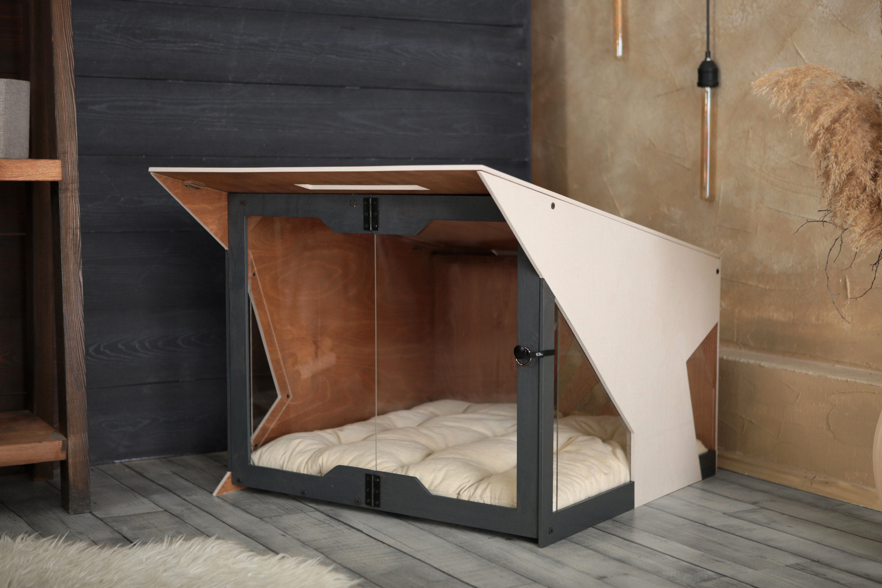 Master Modern Luxury Dog House Dog Crate Dog Bed Cat Bed Etsy UK