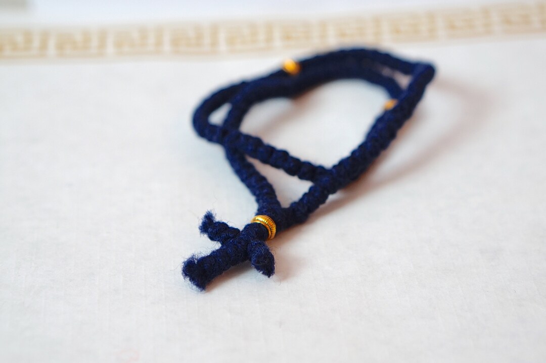 Blue Orthodox 100-knot Prayer Rope Made From Peruvian Alpaca - Etsy