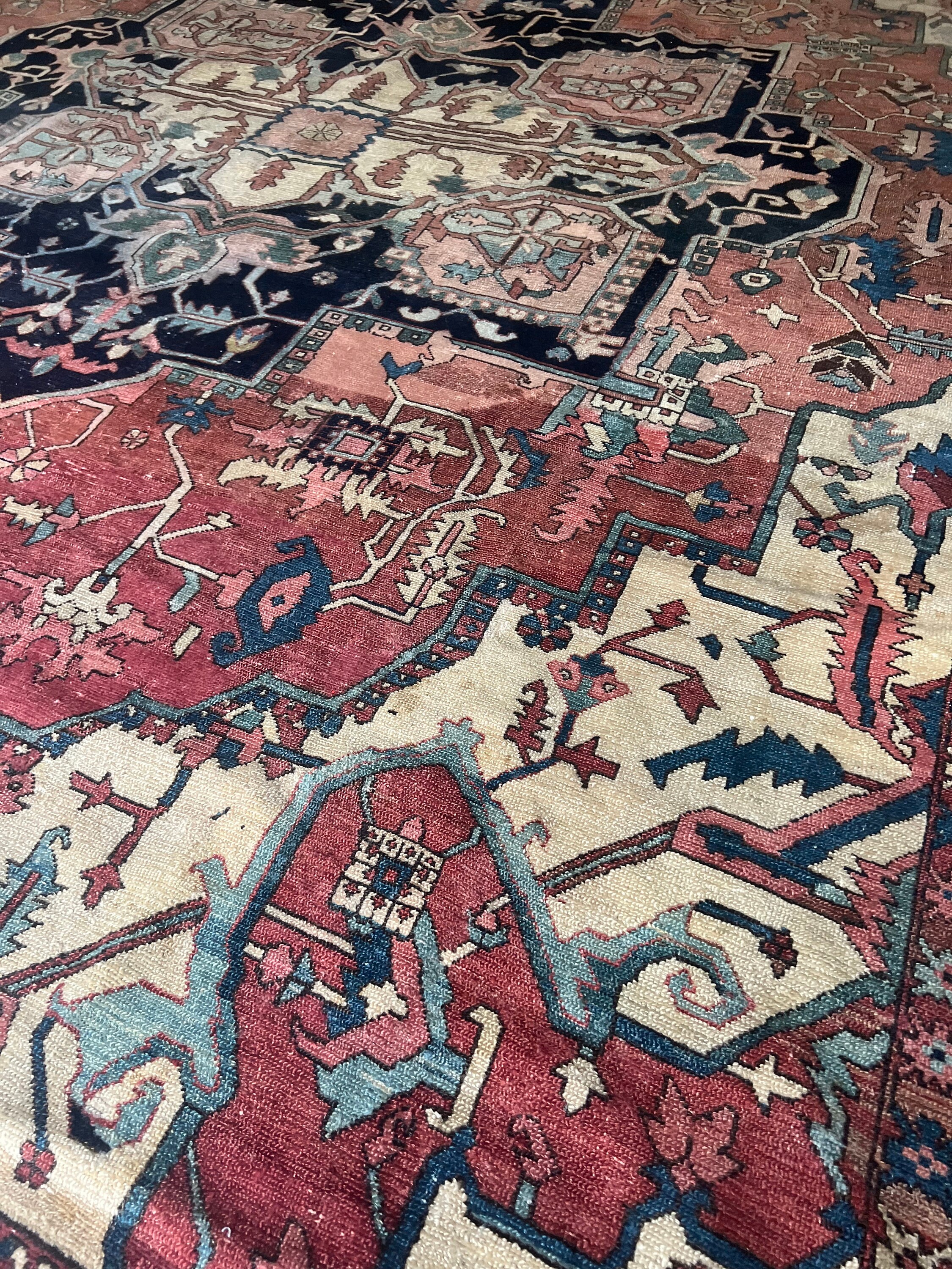 Beautiful Antique Rug 13x10 Feet, Rug Oriental, Hand Made Rug, Rug