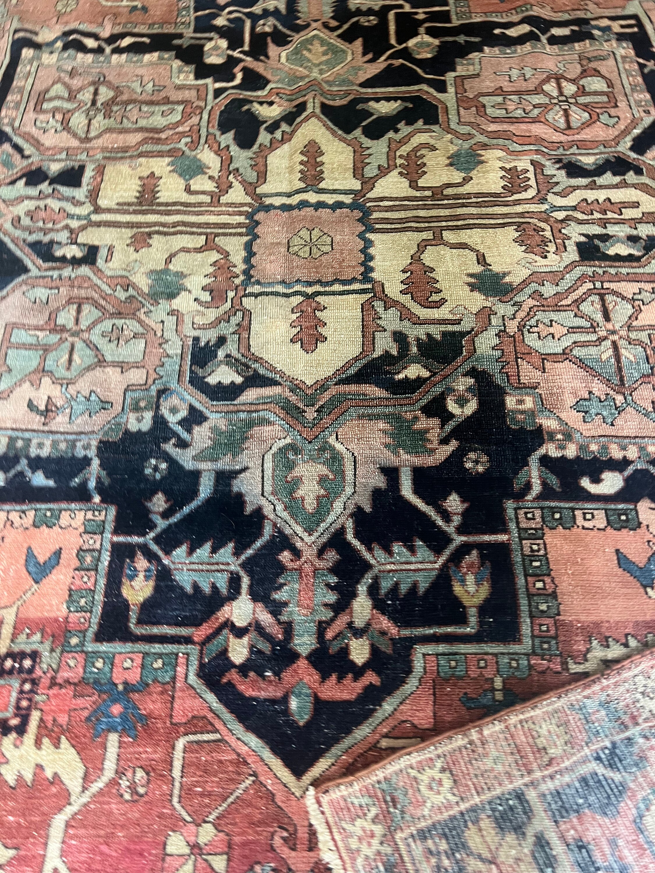 Beautiful Antique Rug 13x10 Feet, Rug Oriental, Hand Made Rug, Rug