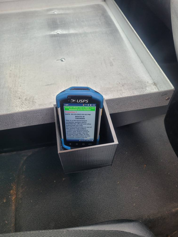 Usps Scanner Rack LLV/ METRIS Scanner Holder/ Cup Holder/ Phone Holder - Etsy