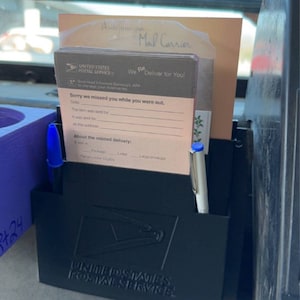 USPS LLV/Metris Van Document holder/organizer