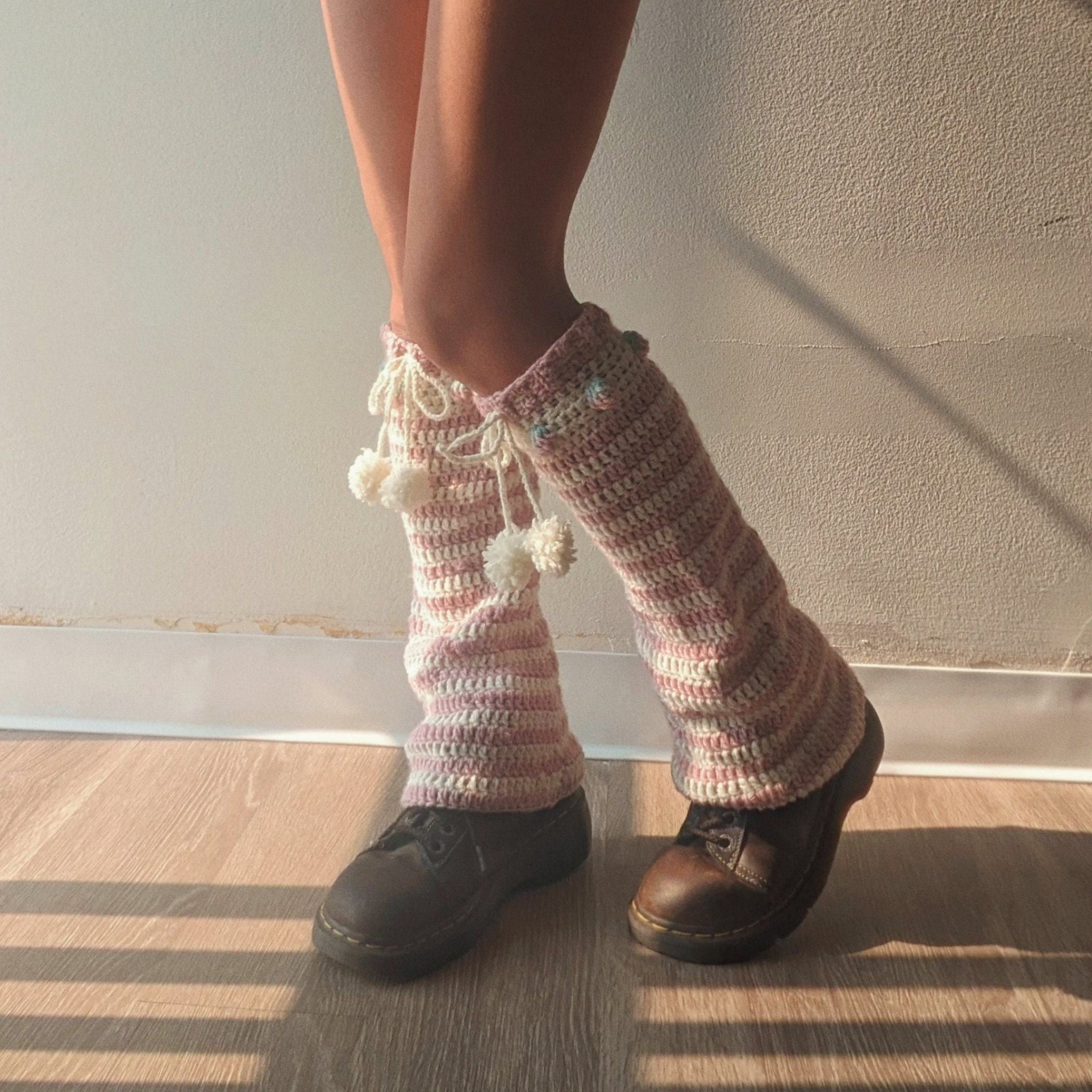 Turnberry Leg Warmers, Crochet PDF Digital Download Pattern