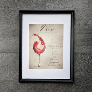 Red Wine Bar Art