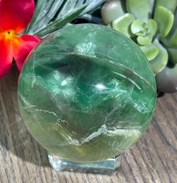 Fluorite Sphere/ Clarity/ Focus