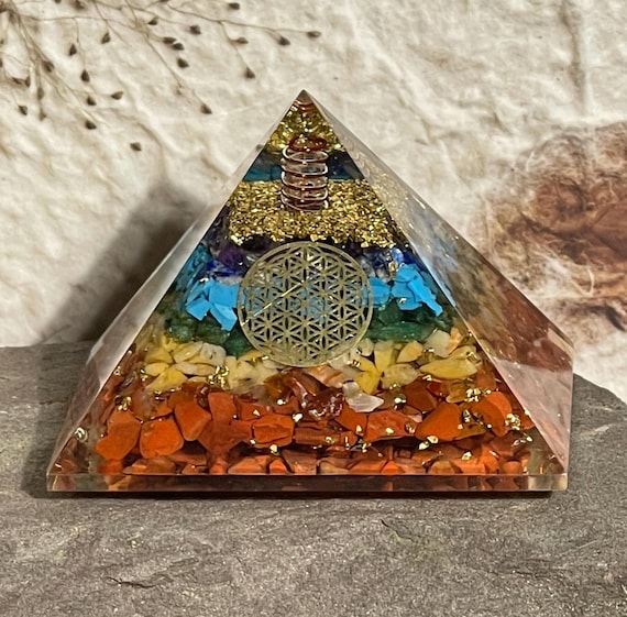 Orgonite Crystal Pyramids/Energy/Chakra/Generator