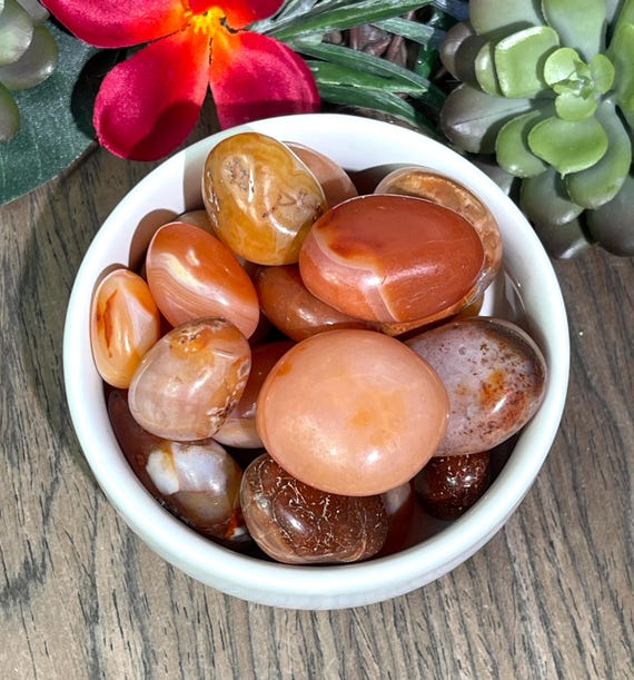 Carnelian /Tumbled/Brazil/Base,Sacral Chakras/Taurus, Cancer, Leo, Scorpio