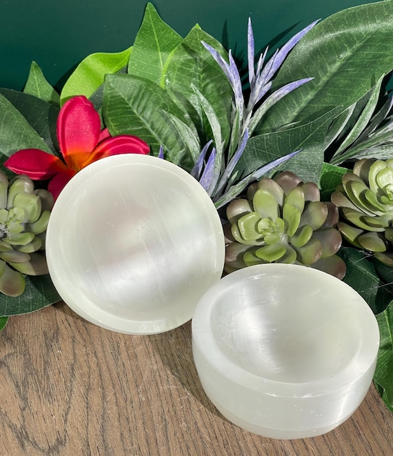 Selenite Charging Bowl: High Vibration Crystal Dish