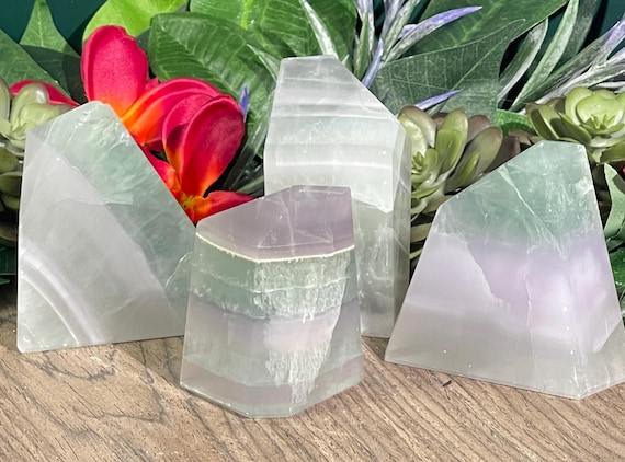 Lavender Fluorite Free Forms/Brazil/Stability/Focus/Home Decor