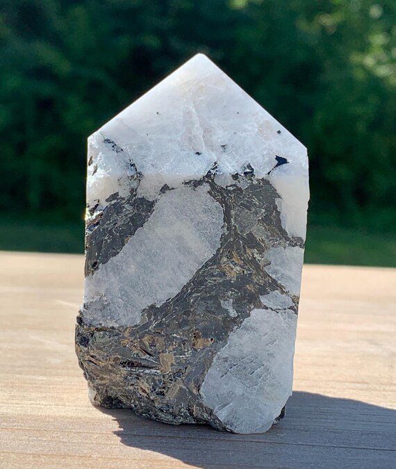 Rainbow Moonstone Points, Top Polished Points,