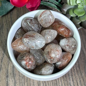 Rutilated Quartz Tumbled Stones
