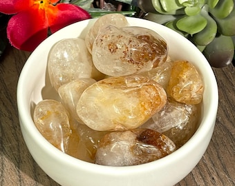 Golden Healer Quartz/Tumbled/Serenity/Crystal/Meditation