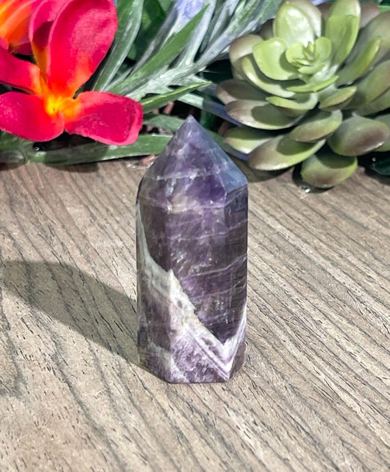 Dream Amethyst Point/Chevron Amethyst/Chevron Point/Third Eye Chakra/Crown Chakra/Pisces