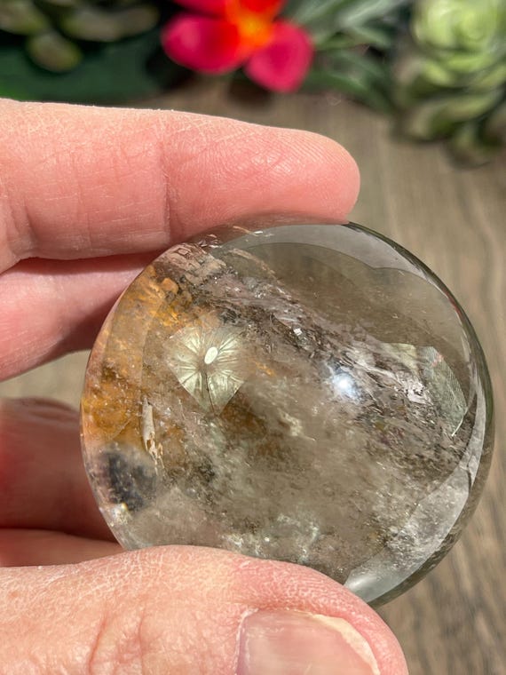 Garden Quartz Sphere,Inclusion Quartz, 176g