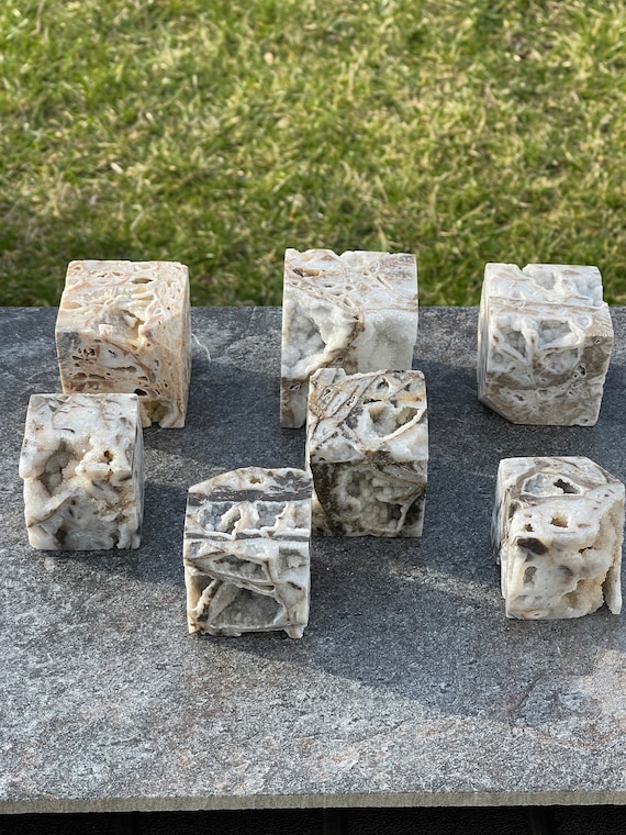 Sphalerite Druzy Geode Quartz Cube: Root Chakra Crystal
