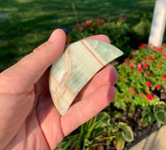 Pistachio Calcite Moons
