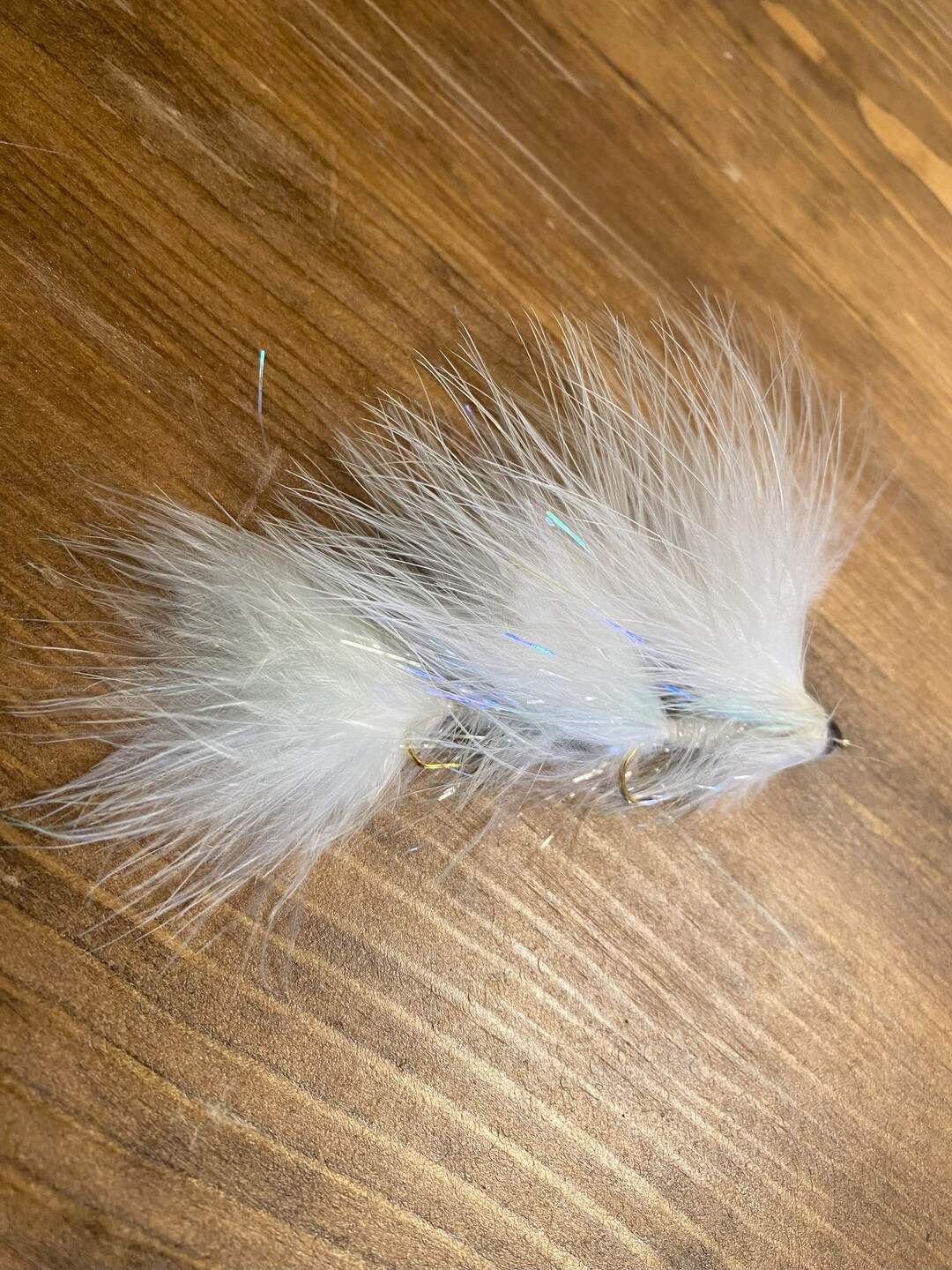 4'' Rusty Trombone Fly Fishing Streamer in white Color Pattern ...