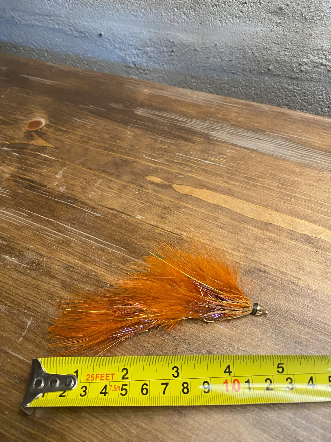 4.75'' Rusty Trombone Fly Fishing Streamer in burnt Orange Color ...