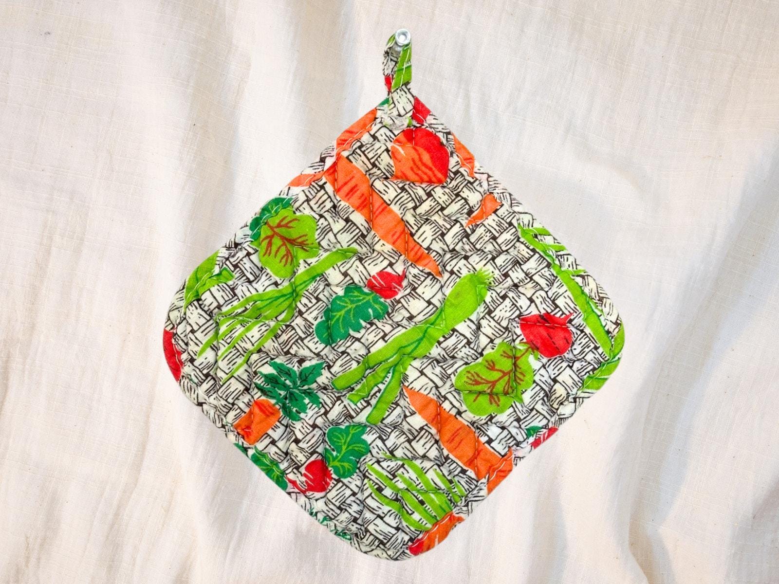 MCM Vegetable Print Pot Holder