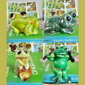 Vintage Frog Miniature Figurine - Choose One