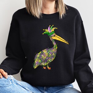 pelican mardi gras beads
