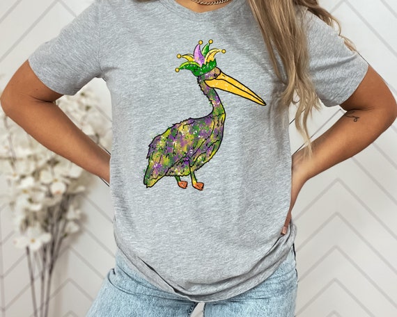 Pelicans mardi gras best sale shirt