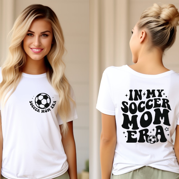 In My Soccer Mom Era Shirt, Soccer Mom Era Shirt, Funny Soccer Mom Shirt, Soccer Mom Shirt, Custom In My Soccer Mom Era Shirt