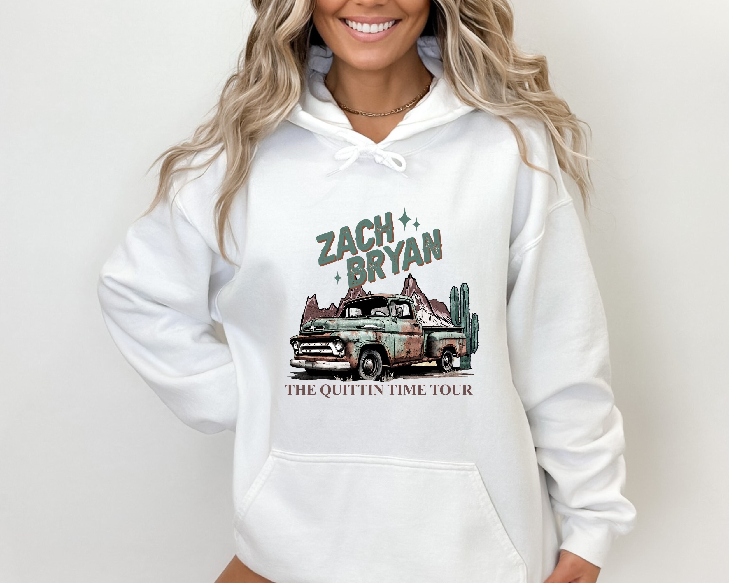 Zach Bryan The Quittin Time Tour 2024 Hoodie sold by Leone Storeroom