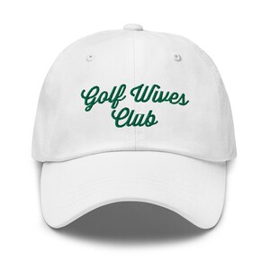 Golf Wives Club, Golf Hat, Golfer Hat, Golf Gift, Golf Lover Gift, Birthday Gift Golf, Funny Hat, Wife Gift, Embroidered Hat