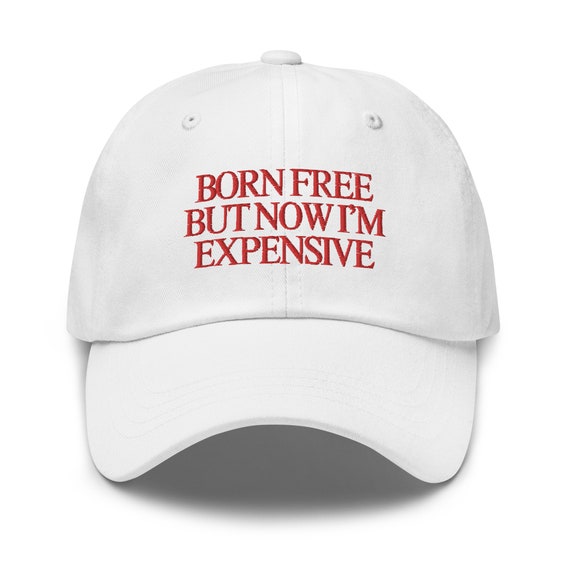 Born Free But Now I’m Expensive, Fourth of July Hat, Funny Hat, 4th of July Hat, America Hat, USA Hat, Americana Hat, Patriotic Hat