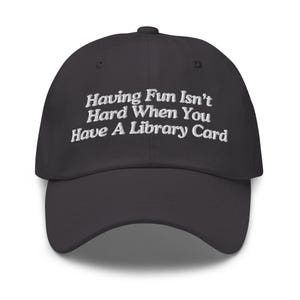 Book Hat, Aesthetic Hat, Literature Hat, Book Lover Gift, Literary Gift, Reading Hat, Bookworm Gift, Trendy Hat
