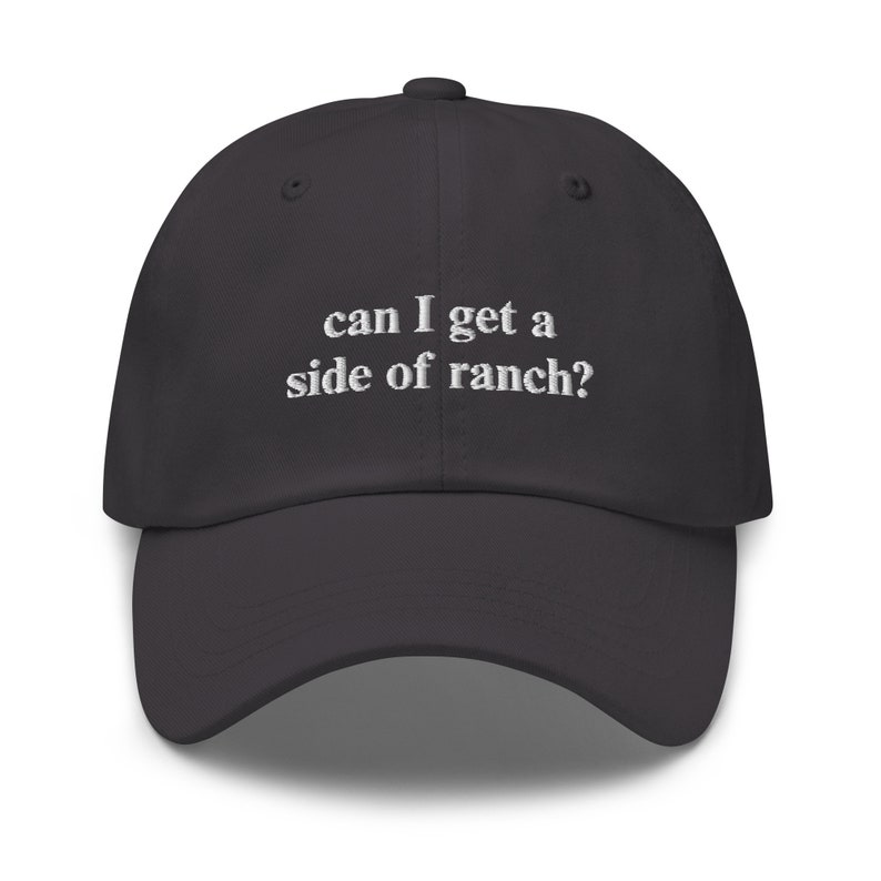 Ranch Hat, Funny Ranch Hat, Trendy Hat, Meme Hat, Dad Hat Aesthetic, Funny Hat