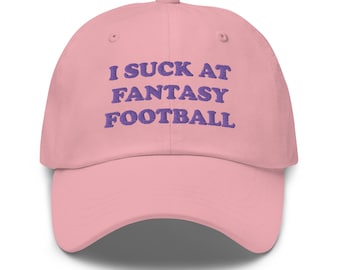 Fútbol de fantasía, sombrero de perdedor, sombrero divertido, sombrero extraño, sombrero de meme, sombrero bordado, regalo para él, regalo de novio, regalo de marido, sombrero de moda