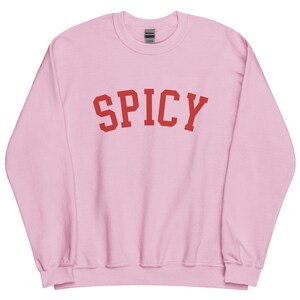 Spicy Sweatshirt, Funny Sweatshirt, Meme Crewneck, Trendy Sweatshirt, Girlfriend Gift, Boyfriend