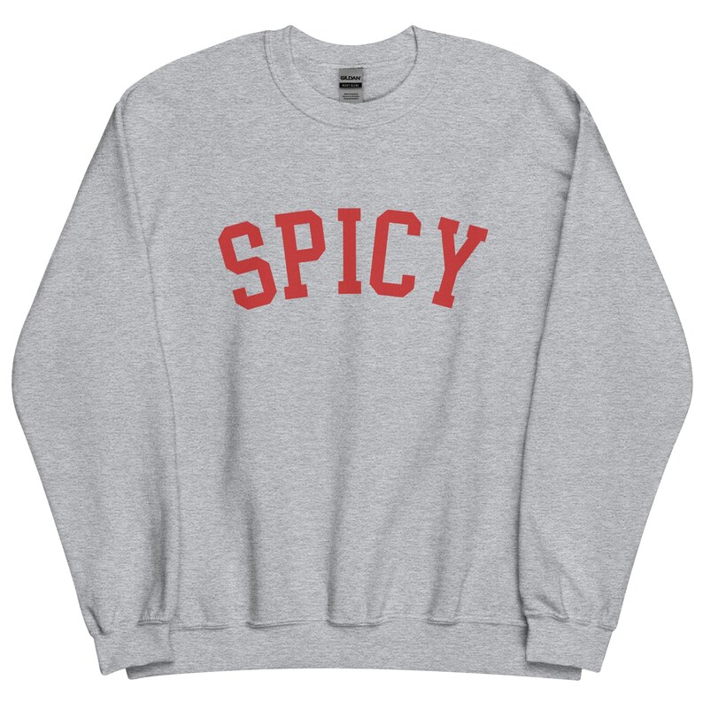 Spicy Sweatshirt, Funny Sweatshirt, Meme Crewneck, Trendy Sweatshirt, Girlfriend Gift, Boyfriend