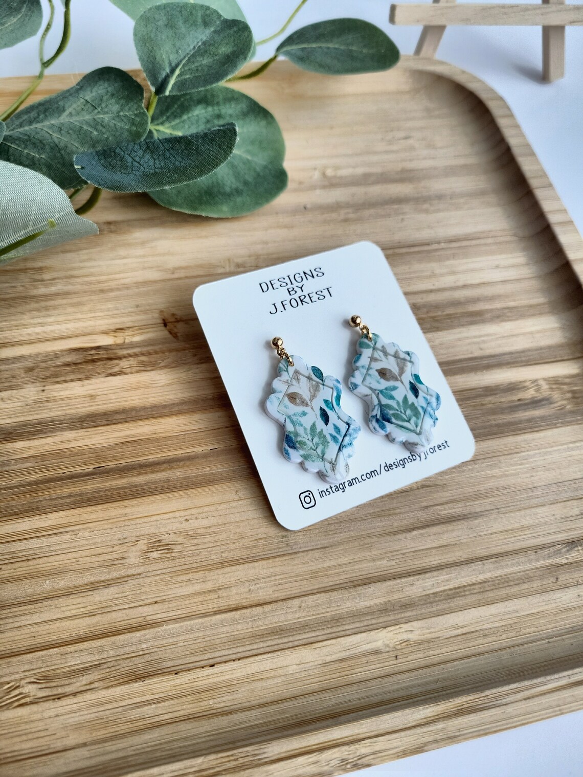 Leaf Dangle Earrings Unique Clay Earrings Elegant Earrings Etsy Canada