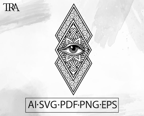 Sacred Geomeric Eye SVG Third Eye Tattoo Boho Illuminati - Etsy Sacred Geomeric Eye SVG Third Eye Tattoo Boho Illuminati - Etsy
