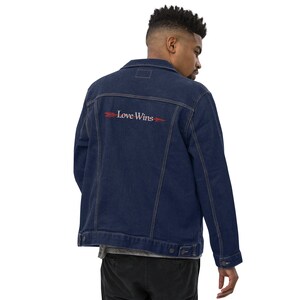 Love Wins Unisex Jeansjacke