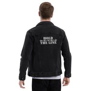 Hold the Line Embroidered Denim Jacket
