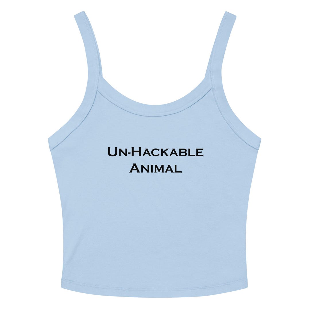 Un-hackable Animal Women’s Cotton-poly Ribbed Tank Top - Etsy