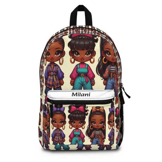 Personalize 90s Retro Vibes Girls Bookbag  Trendy, Stylish & Functional