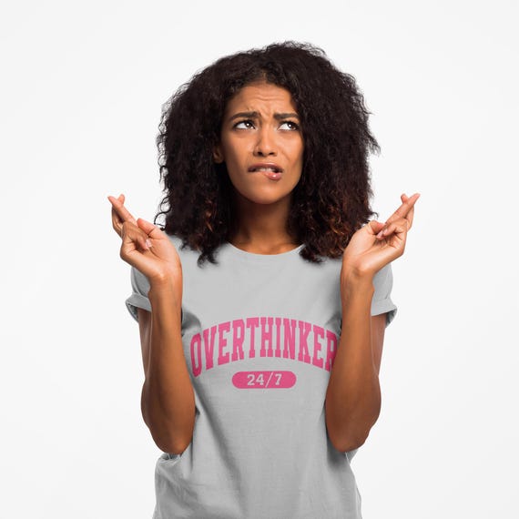 Overthinker 24/7 Unisex Softstyle T-Shirt - Graphic Tee, Funny Tee, Introvert Shirt, Sarcastic Shirt, Novelty Tee
