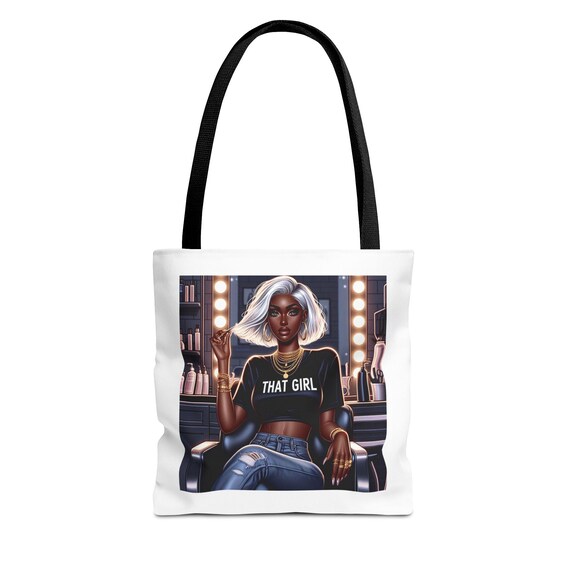 That Girl Luxury Tote Bag,  Stylish Purse for Beauty Lovers, Gift for Makeup Artists, Bold, Confident and Stylish Accessory|, Everyday Use