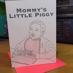 Mommy’s Little Piggy: A CHRISTMAS STORY Inspired Greeting Card