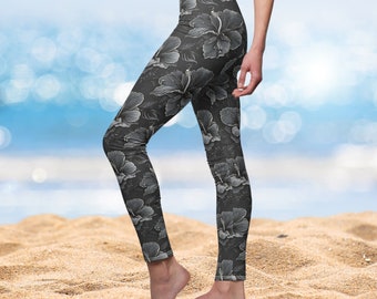 Hibiscus leggings sale