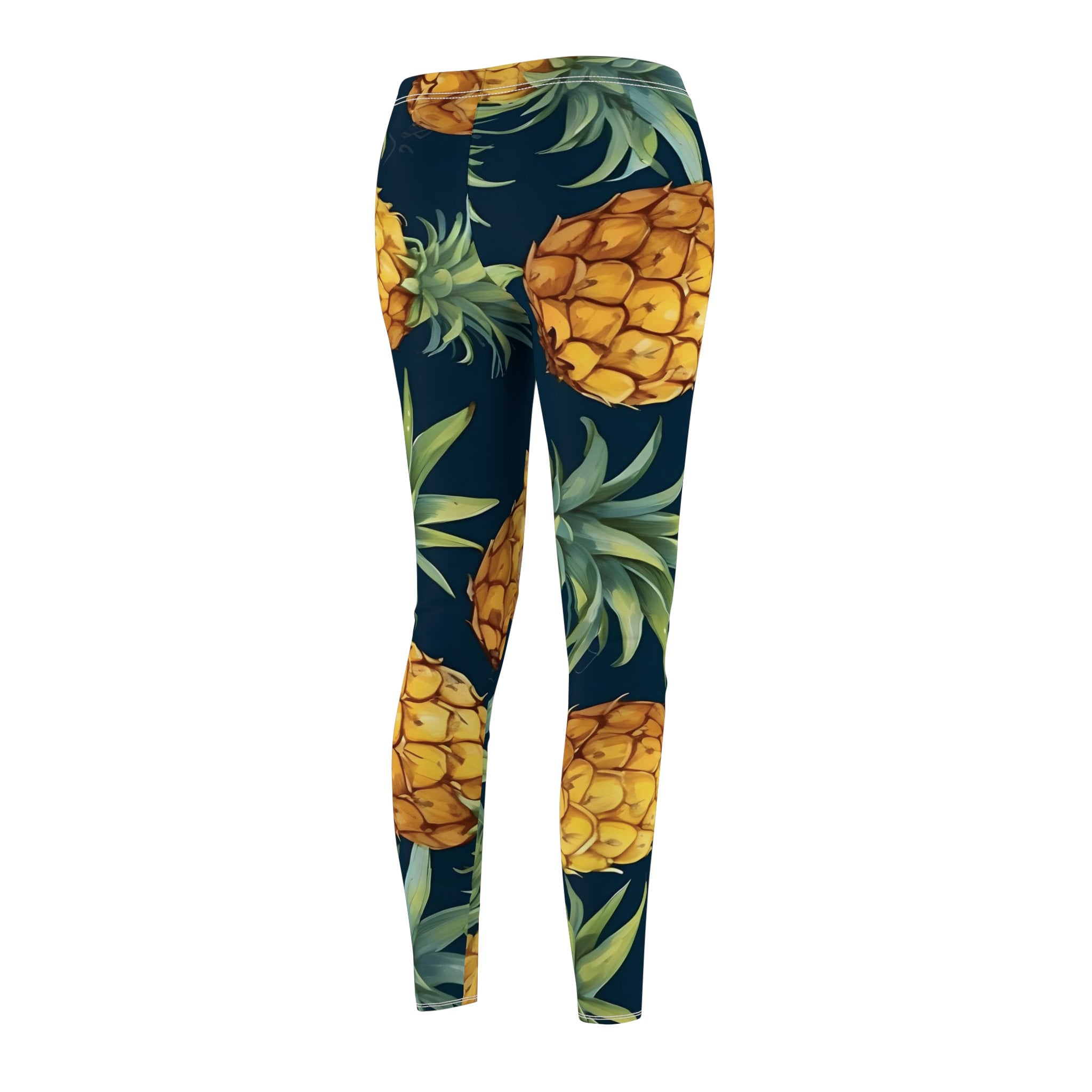 Zig Zag Pineapple Print Men's Leggings main image 0