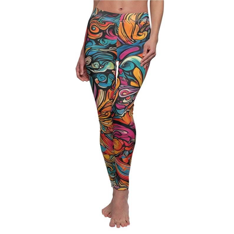 Abstract Colorful Psychedelic Women's Joggers