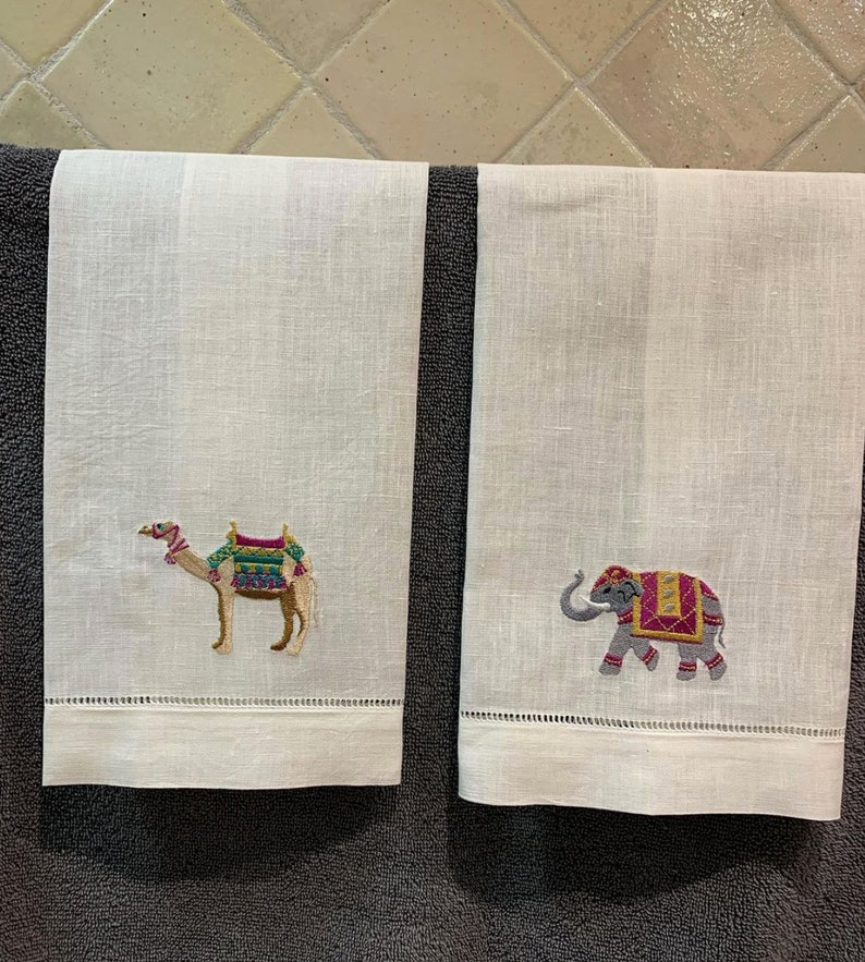 ATADesignsEmbroidery Horse Cocktail Napkins - Thumbnail 3