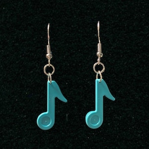 Eighth Note Brick Earrings